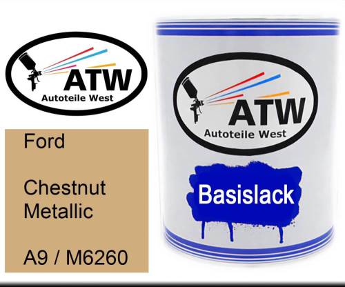 Ford, Chestnut Metallic, A9 / M6260: 1L Lackdose, von ATW Autoteile West.